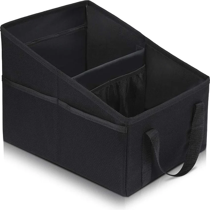 Autositz Organizer für Vorder- und Rücksitz, Sitzaufbewahrungstasche für Erwachsene und Kinder, mit Becherhaltern, Gurtbefestigung und Staufächern für Spielzeug, Bücher, Snacks und andere Utensilien – Bild 2