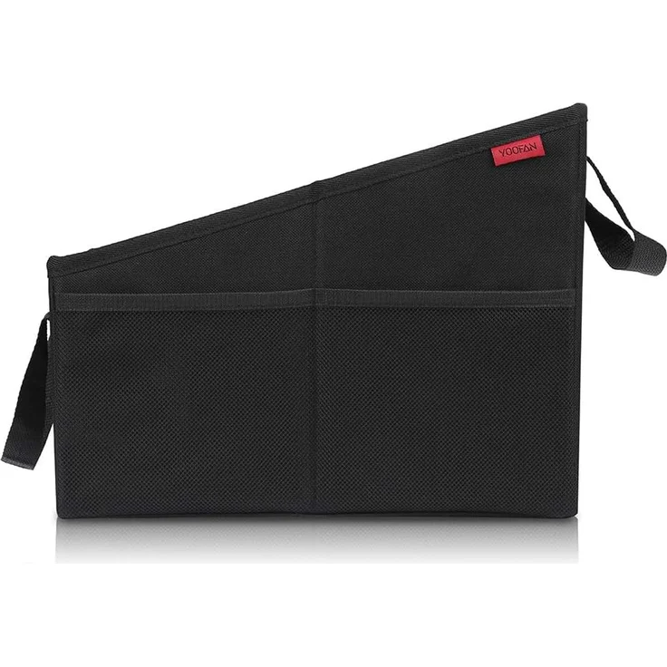 Autositz Organizer für Vorder- und Rücksitz, Sitzaufbewahrungstasche für Erwachsene und Kinder, mit Becherhaltern, Gurtbefestigung und Staufächern für Spielzeug, Bücher, Snacks und andere Utensilien – Bild 3