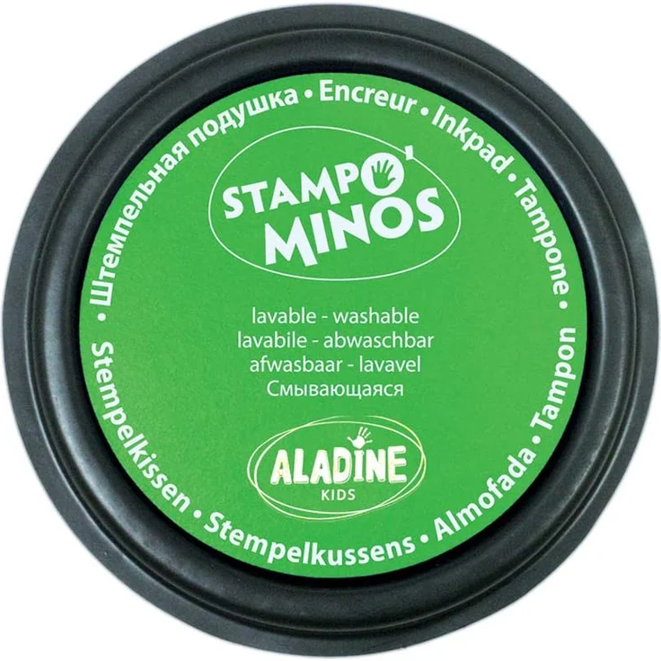 Aladine 85150 - Stampo Colors Karneval, 4 Stempelkissen, grün/blau/violett/orange – Bild 4