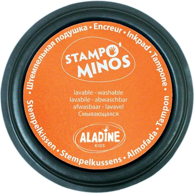 Aladine 85150 - Stampo Colors Karneval, 4 Stempelkissen, grün/blau/violett/orange – Bild 3