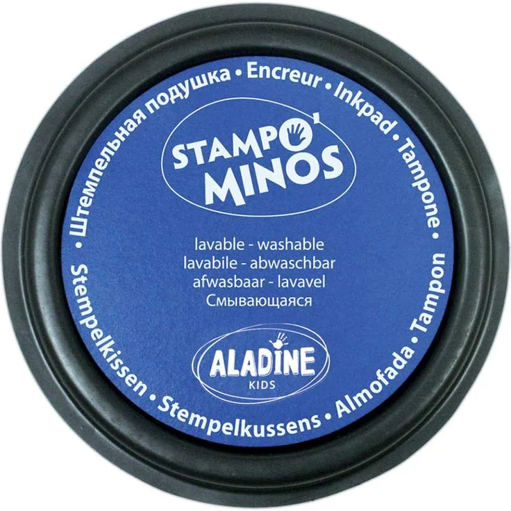 Aladine 85150 - Stampo Colors Karneval, 4 Stempelkissen, grün/blau/violett/orange – Bild 2