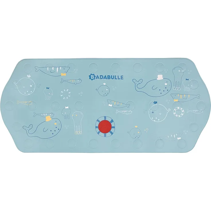 Badabulle XXL Badematte Meerestiere für Kinder, 91 x 40 cm, rutschfest & mit Temperatursensor