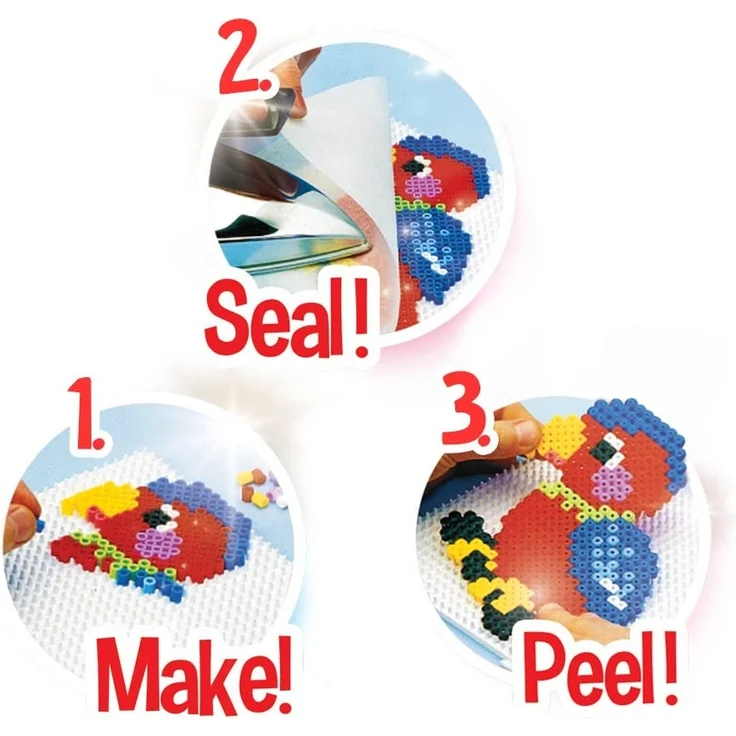 HAMA Dose gelb und farbige Platten 4000 Stück – Bild 5
