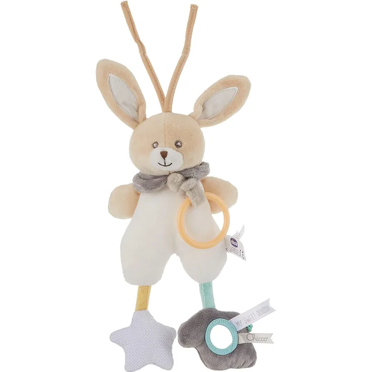 Chicco 00009713000000 HÄSCHEN SPIELUHR (DOU DOU), beige