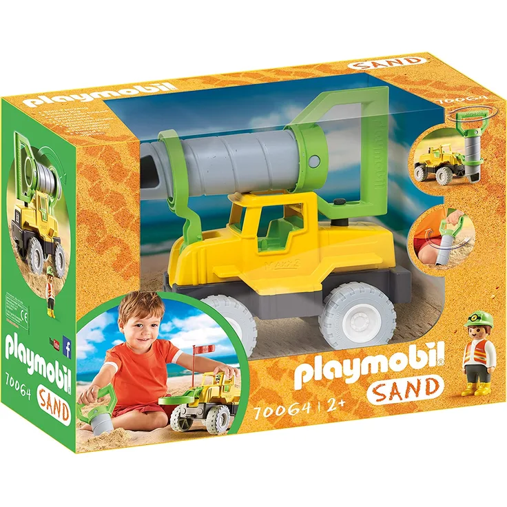 PLAYMOBIL Sand 70064 Bohrfahrzeug, Ab 2 Jahren