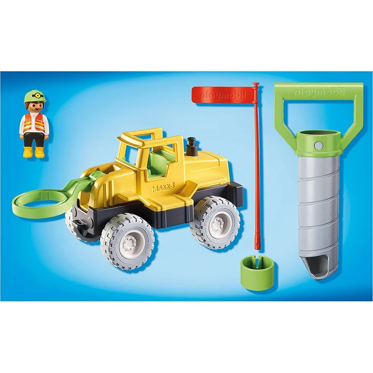 PLAYMOBIL Sand 70064 Bohrfahrzeug, Ab 2 Jahren – Bild 7