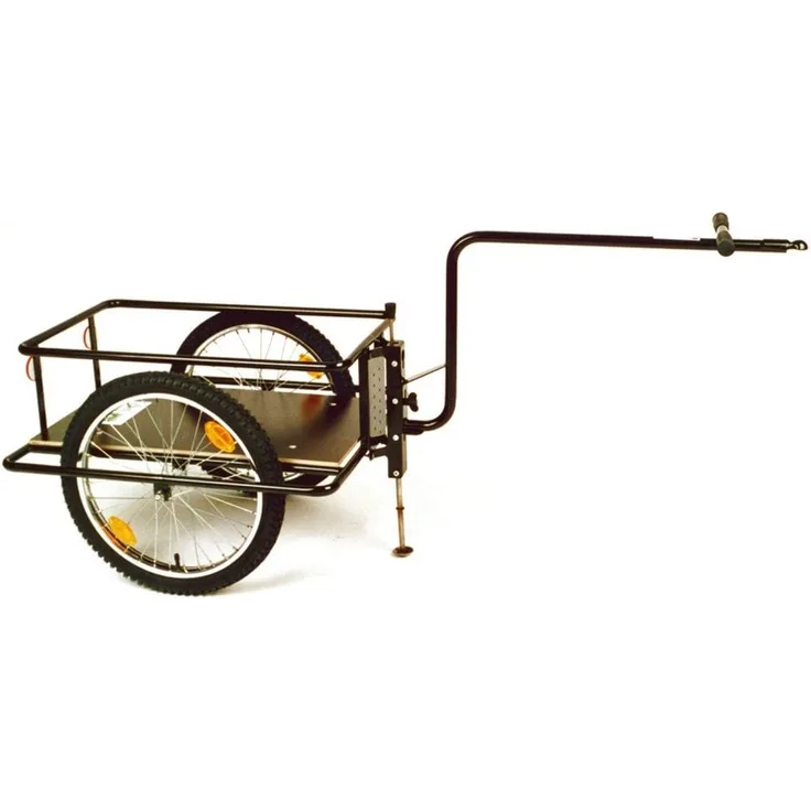 Der Roland- 20' Hochdeichsel Anhänger mit Bodenplatte, Kupplung, Stützfuß, schwarz (1 Stück)