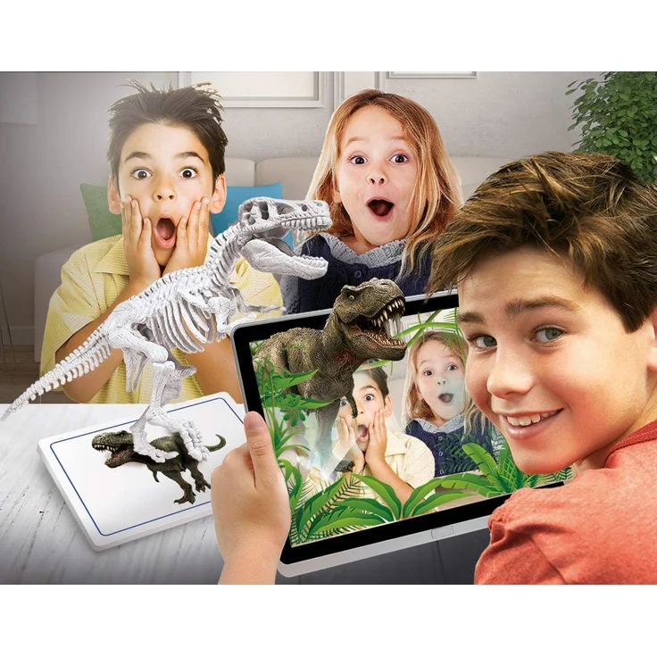 Clementoni Focus Archeogiocando T-Rex und Triceratops, Mehrfarbig – Bild 6