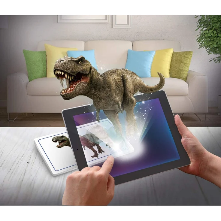 Clementoni Focus Archeogiocando T-Rex und Triceratops, Mehrfarbig – Bild 7