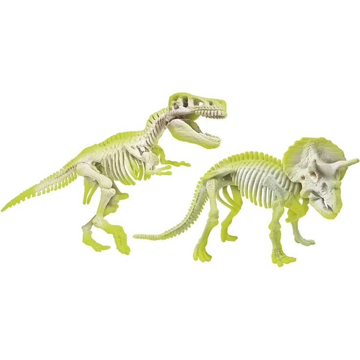 Clementoni Focus Archeogiocando T-Rex und Triceratops, Mehrfarbig – Bild 2