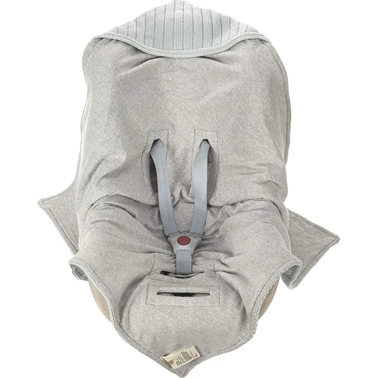 Lässig Decke für Babyschale light mint 85 x 85 cm – Bild 4