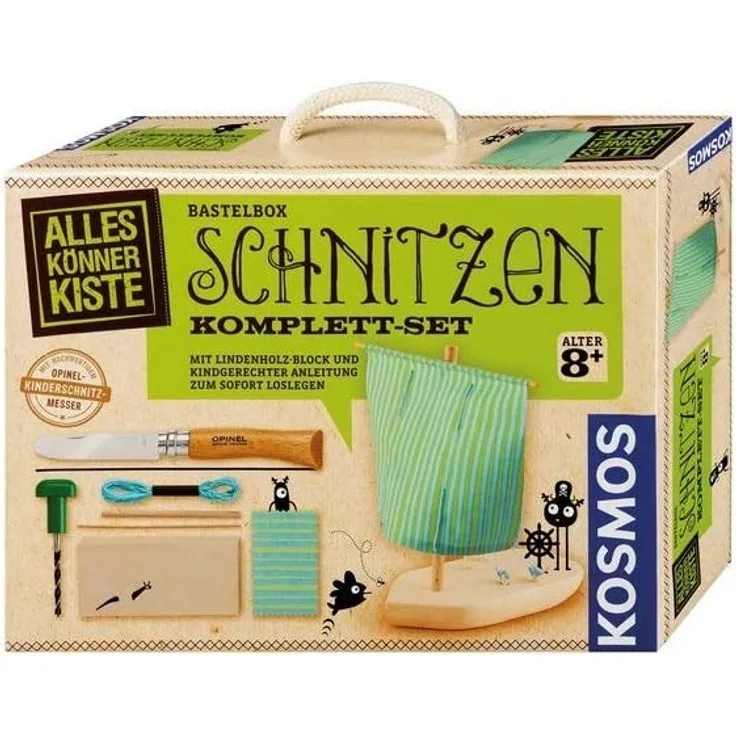 Kosmos 1012382910 AllesKönnerKiste 604257 - Schnitzen Komplett-Set