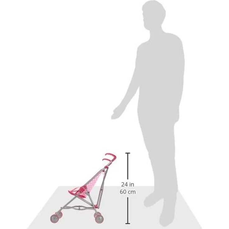 Idena Puppenbaggy pink – Bild 8