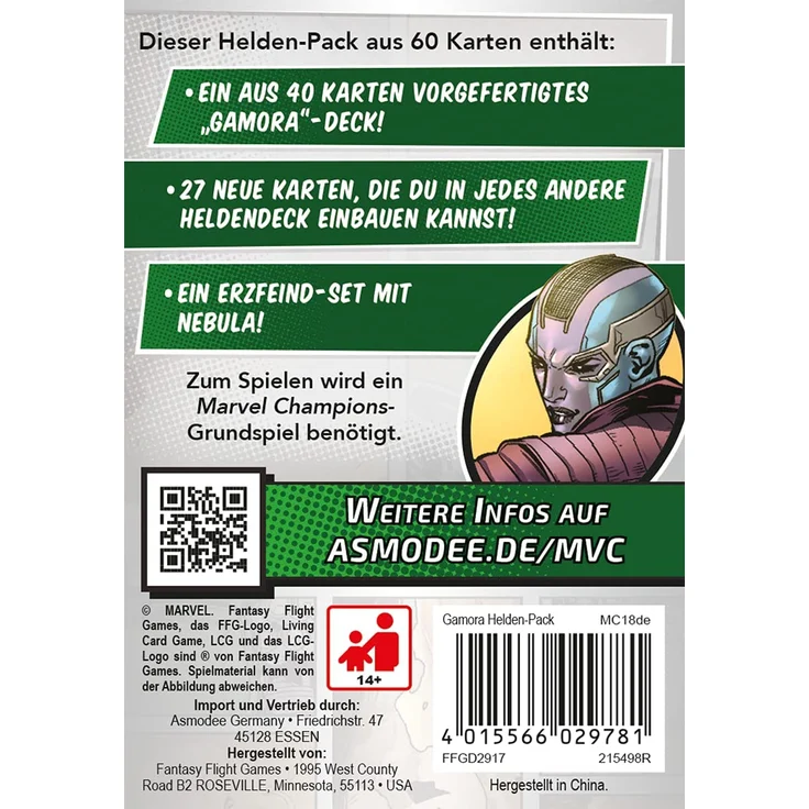 Marvel Champions: Das Kartenspiel – Gamora [Helden-Pack] – Bild 2