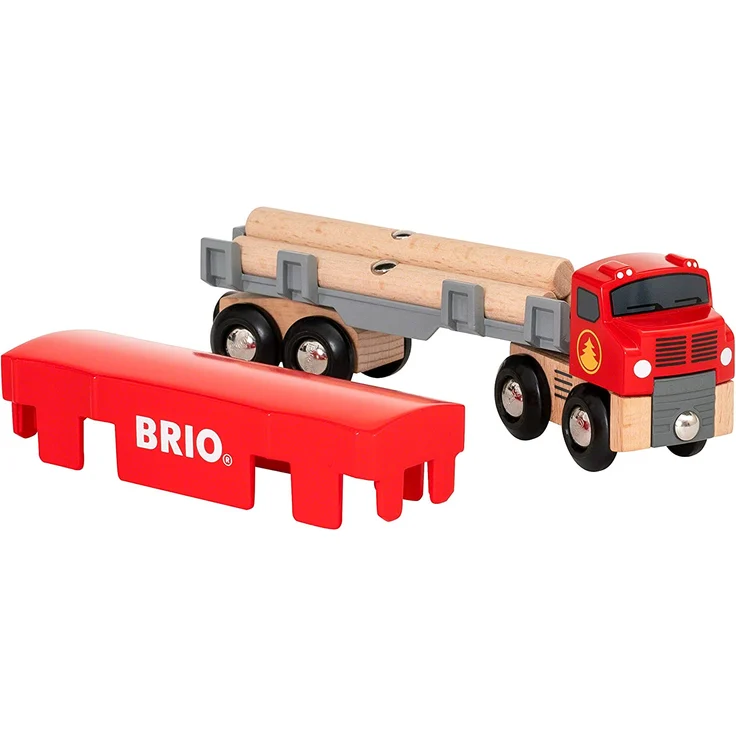 BRIO Bahn 33657 - Holztransporter mit Magnetladung – Bild 15