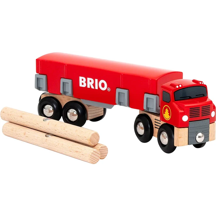 BRIO Bahn 33657 - Holztransporter mit Magnetladung – Bild 10