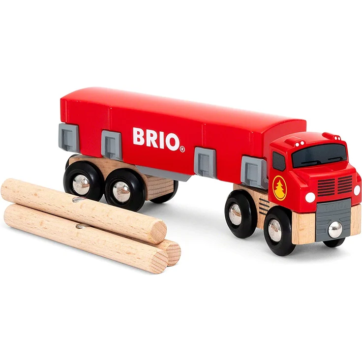 BRIO Bahn 33657 - Holztransporter mit Magnetladung – Bild 12