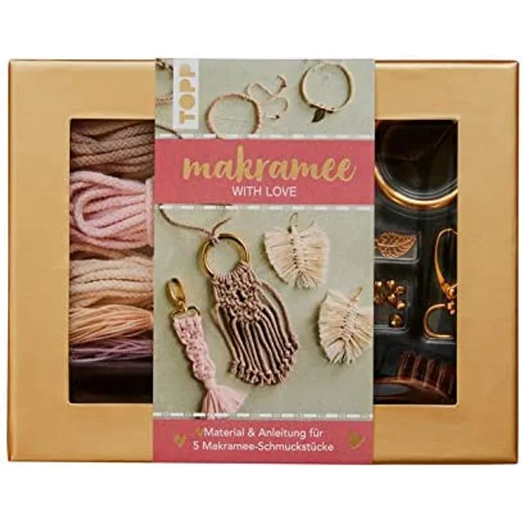 Makramee-Schmuckset Love