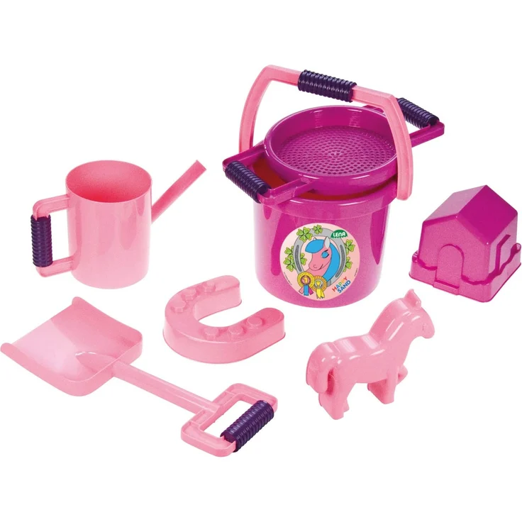 Lena 05445 - Happy Sand Spielset Pon, 7-teilig – Bild 1