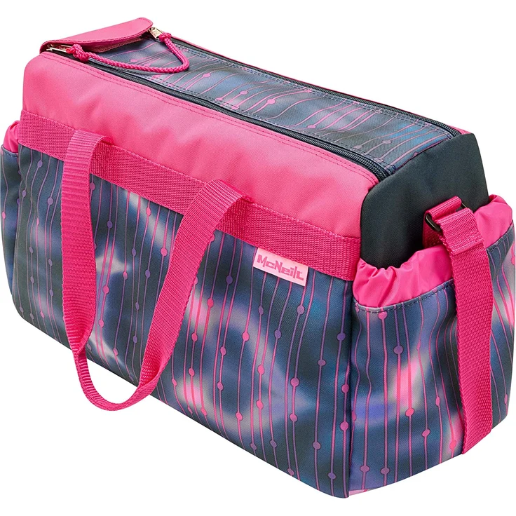 McNeill Schulranzen Mädchen 1. Klasse 10-tlg. Set Ergo Complete PEARL mit Sporttasche und Schultüte 85cm – Bild 6