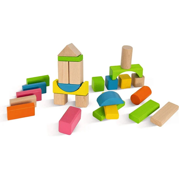Marken u. Produkte 100088021 EH Natur und Bunte Holzbausteine – Bild 5