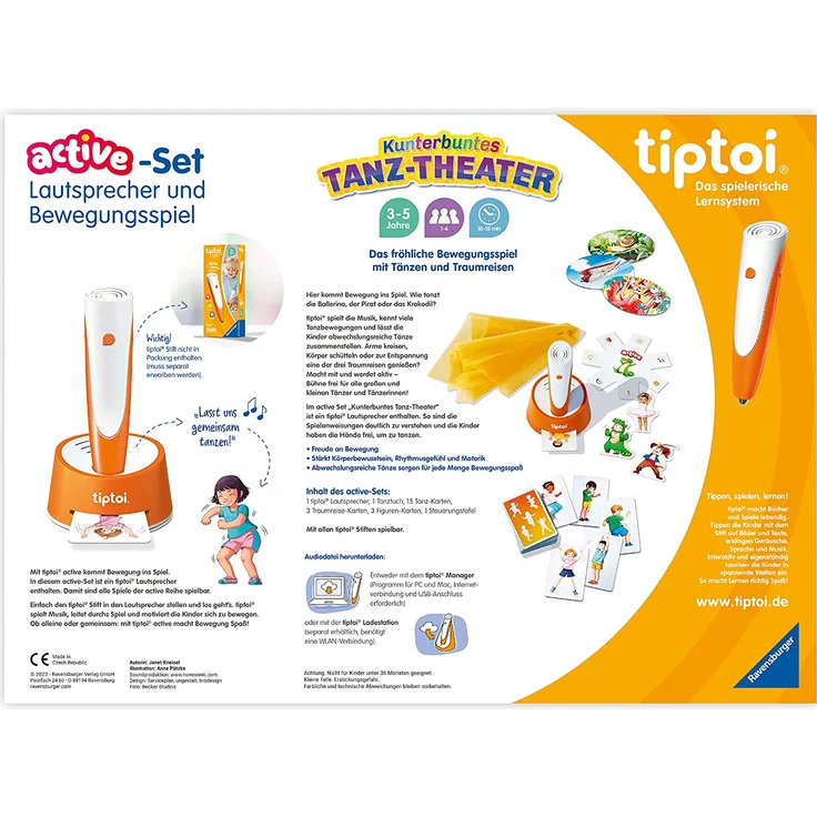 Ravensburger - ACTIVE Set Kunterbuntes Tanz-Theater – Bild 3