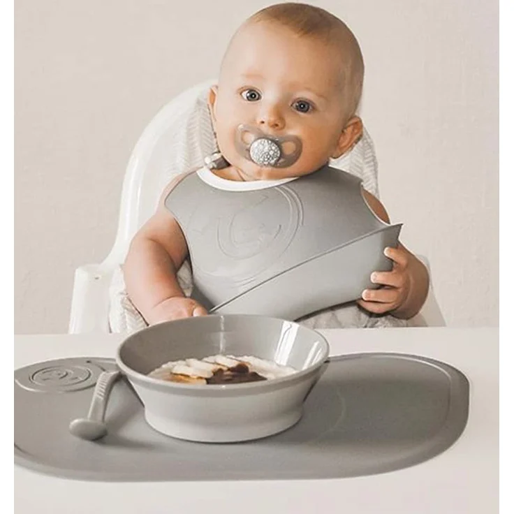 Twistshake Auffanglätzchen, 2 Stück, Grey White – Bild 6