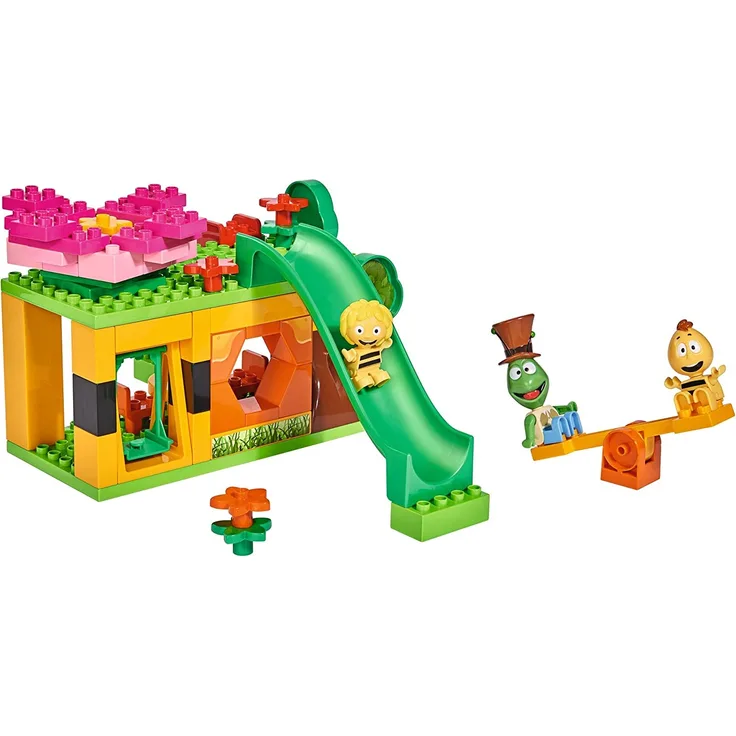 BIG 800057132 - Biene Maja BIG-Bloxx BM Kindergarten, Spielwarenfabrik