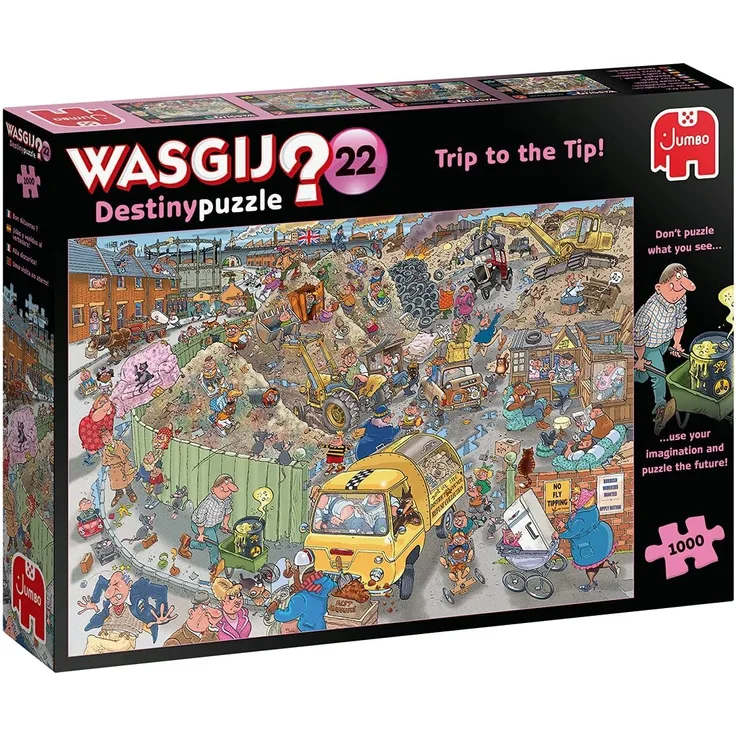 jigsaw Wasgij Alles auf einen Haufen! 68 x 49 cm 1000 Stück