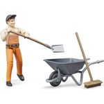 bruder 62130 Fahrzeug Figurenset Kommunalarbeiter mit Zubehör - Preisvergleich