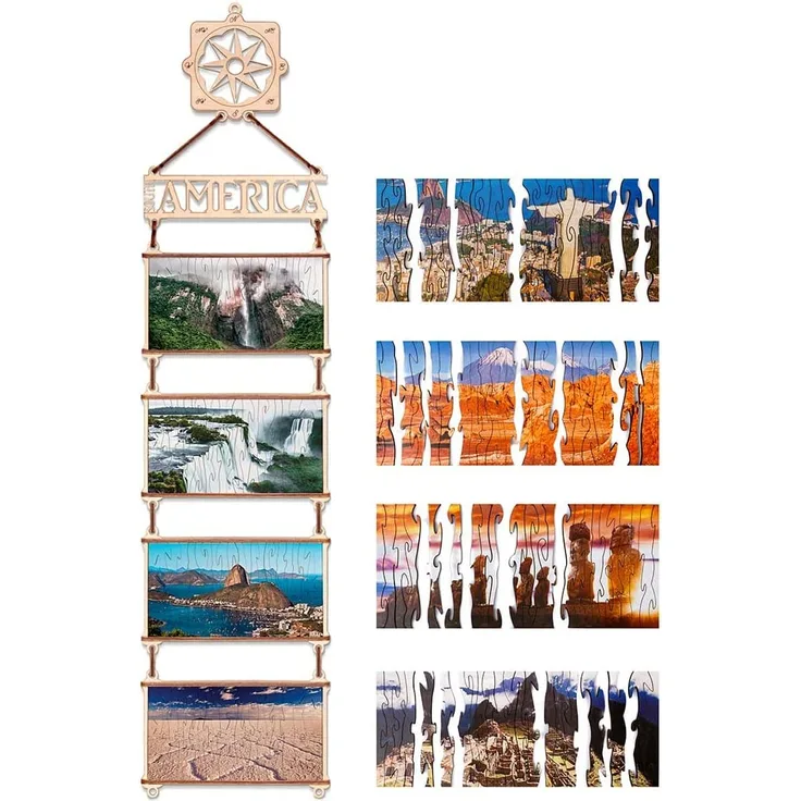 Double Sided Puzzle: Südamerika