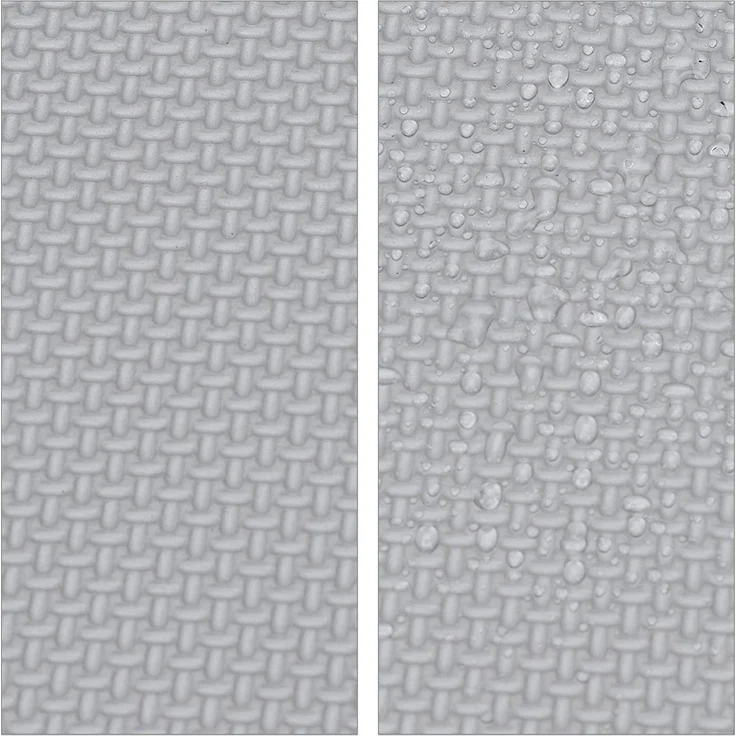 Relaxdays Puzzlematte 36-teilig, EVA Schaumstoff, schadstofffrei, 1,4 m², Spielmatte mit Rand, Kinder Matte, grau/weiß – Bild 8