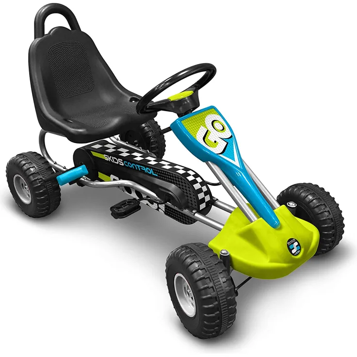 Stamp J679001 Pedale SKIDS Control 89 x 52 cm, Blau-Grün-Schwarz