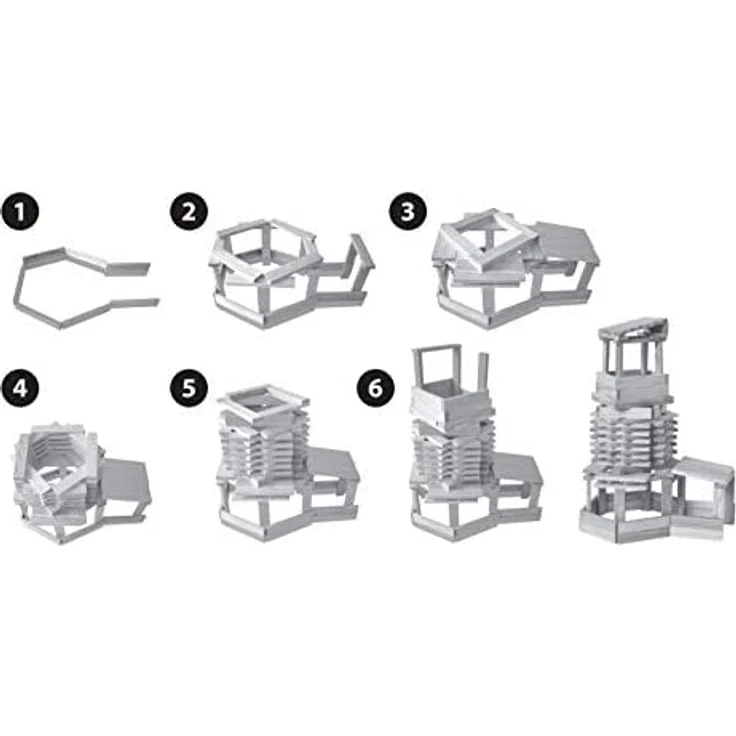 Eichhorn Holzbaukasten, Holzsteine inkl. Vorlagen, Buchenholz 200 teilig – Bild 9
