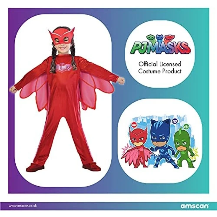 Amscan Kinderkostüm PJ Masks Eulette – Bild 5