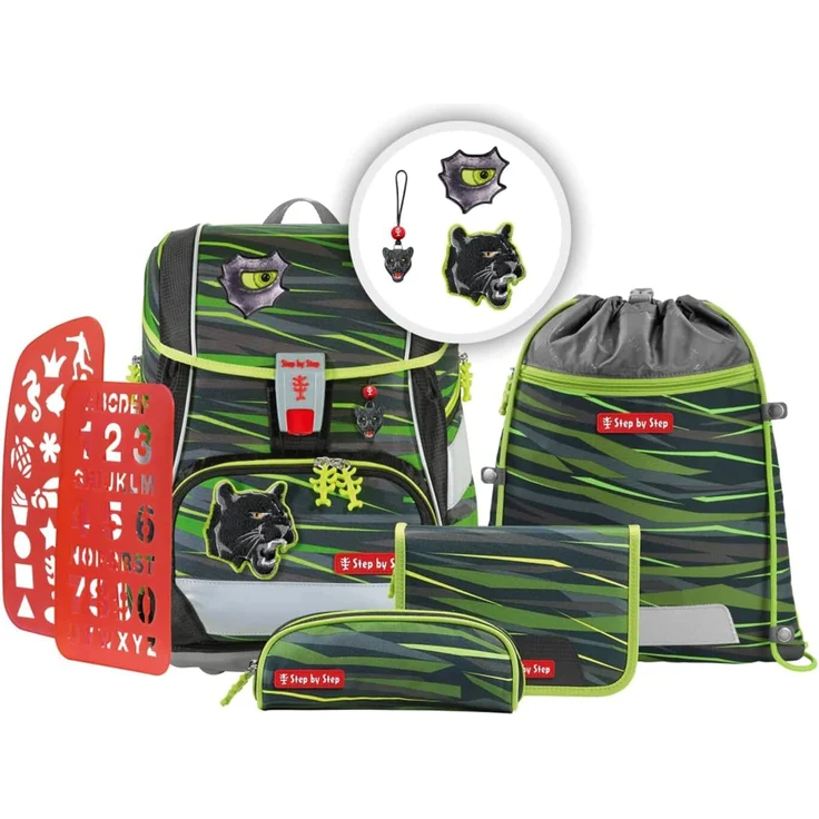 Step by Step 2in1 Plus Schulrucksack-Set 6tlg. Wild Cat – Bild 1