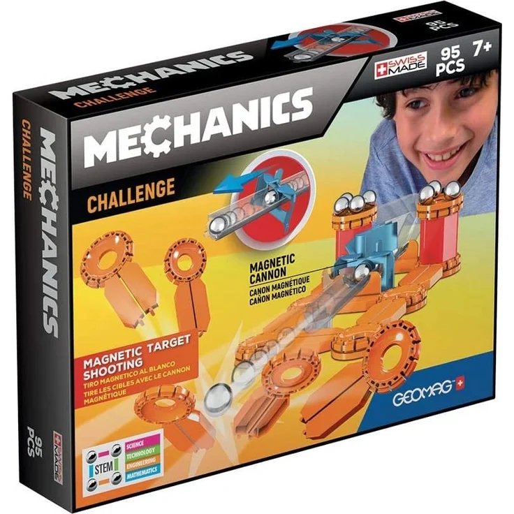 Konstruktionsspiel Geomag Mechanics Challenge (95 pcs) – Bild 1