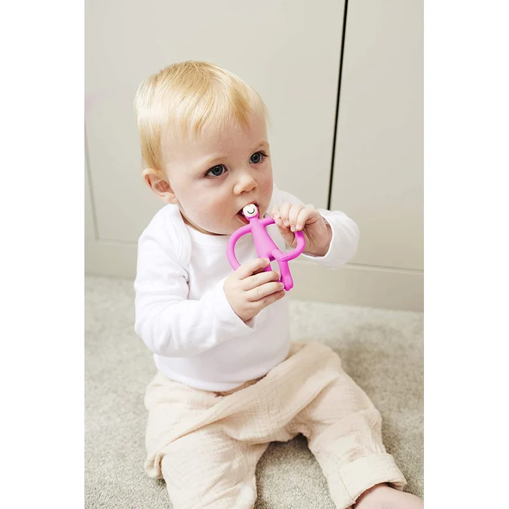 Matchstick Monkey Beißring Pink – Bild 6