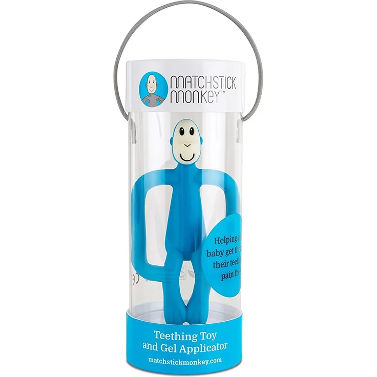 Matchstick Monkey Beißring Blau – Bild 6