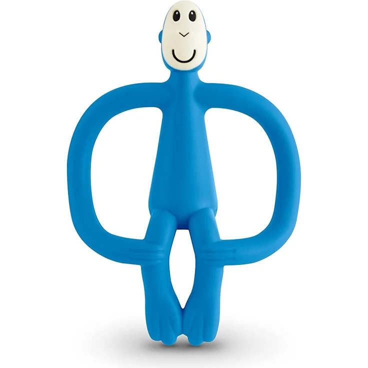 Matchstick Monkey Beißring Blau – Bild 1