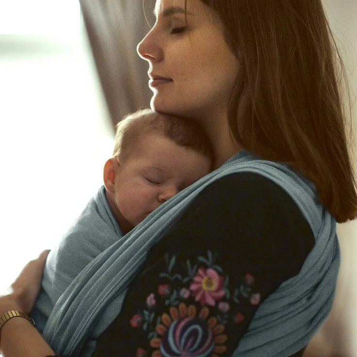 Didymos tta-842-006 Babytragetuch Ozean, größe 6, M, blau – Bild 5