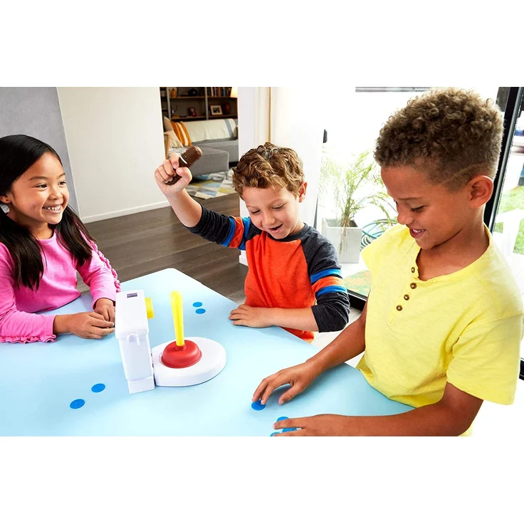 Mattel Games FWW30 - Kacka-Alarm lustiges Kinderspiel geeignet für 2 - 4 Spieler, Spieldauer ca. 15 Minuten, Kinderspiele ab 5 Jahren – Bild 2