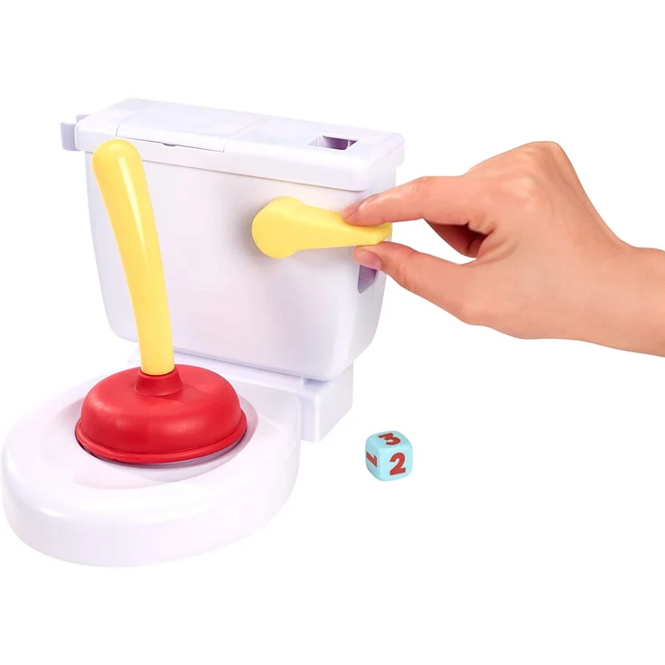 Mattel Games FWW30 - Kacka-Alarm lustiges Kinderspiel geeignet für 2 - 4 Spieler, Spieldauer ca. 15 Minuten, Kinderspiele ab 5 Jahren – Bild 4