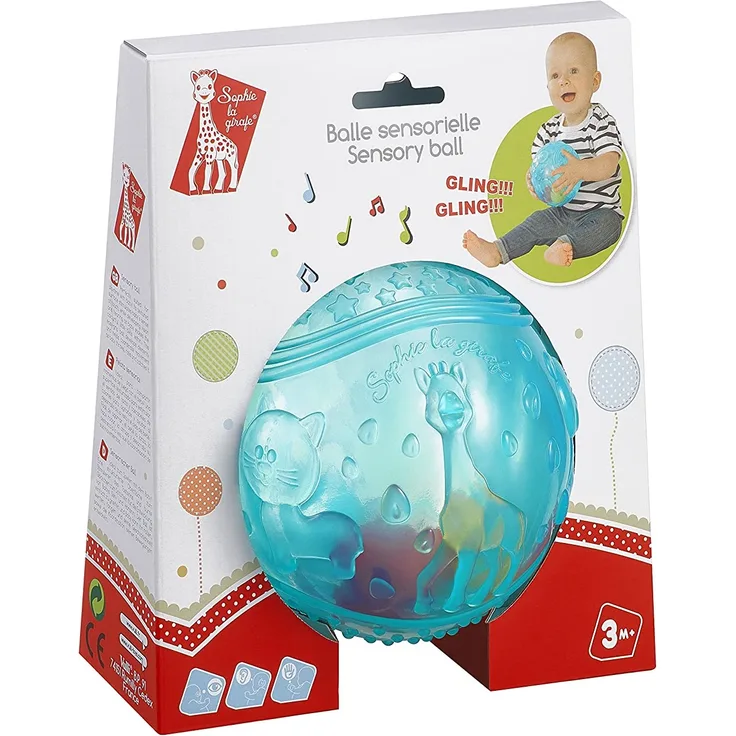 Vulli 230790.0 sensorischen Ball Spielzeug Sophie die Giraffe, blau