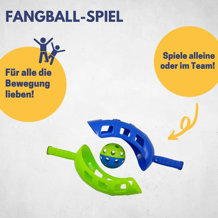 Best Sporting Fangball Spiel (Scoop), 2 Schläger mit Ball – Bild 2