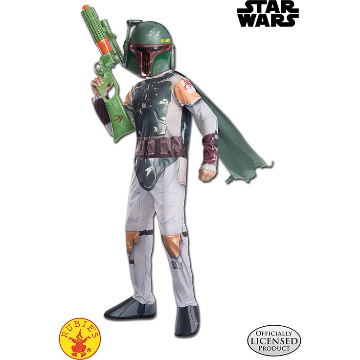 Rubie‘s Star Wars Boba Fett-Kostüm für Kinder, Stil 3, Größe M, Alter 5- 7 Jahre, Größe 127 - 137 cm – Bild 2