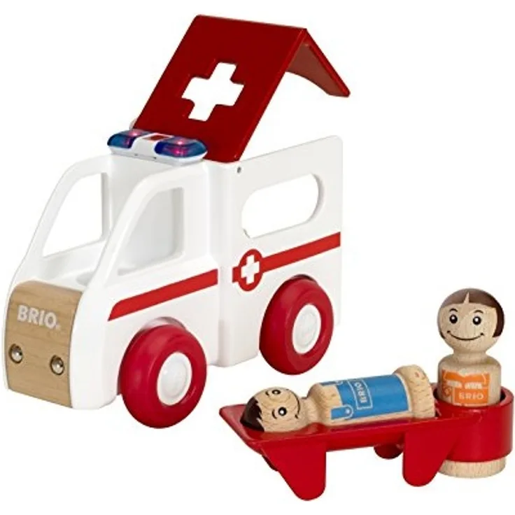 BRIO 30381 - My Home Town Krankenwagen mit Licht und Sound