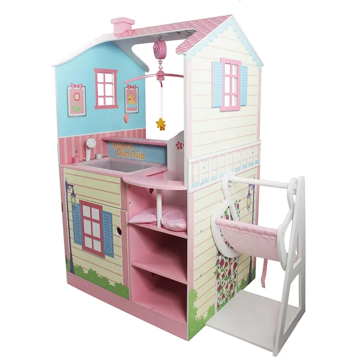 Teamson TD-11460A Puppenhaus, Grün