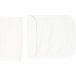 Ergobaby Beiß-Pad Schultergurtschoner Lätzchen für Babytragen, 2 Stück Teething Pad Baumwolle Saugfähig, Natural