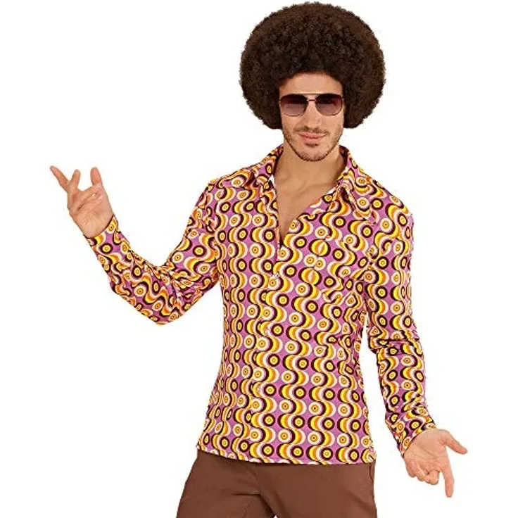 Widmann 09084 70er Jahre Hemd discs, Small